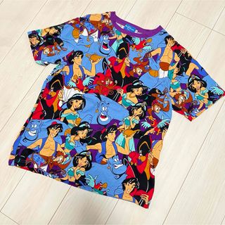 ディズニー(Disney)の🌟ディズニー 総柄Tシャツ　アラジン🧞(Tシャツ/カットソー(半袖/袖なし))