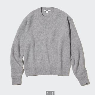 ユニクロ(UNIQLO)の🧶UNIQLOプレミアムラムクルーネックセーター🩶(ニット/セーター)