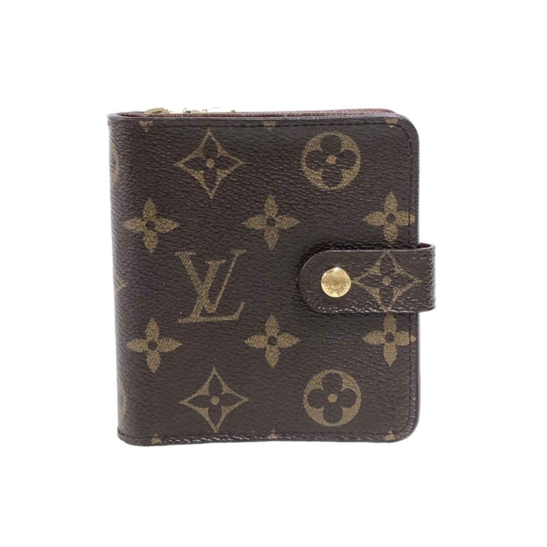 ルイ・ヴィトン LOUIS VUITTON コンパクトジップ M61667 モノグラム モノグラム レディース 二つ折り財布のサムネイル