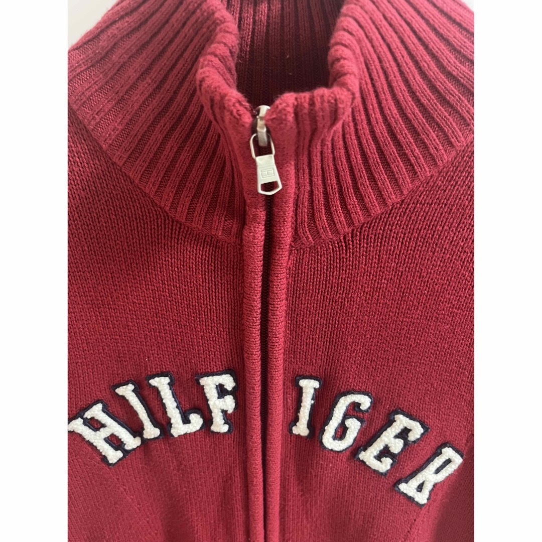 TOMMY HILFIGER(トミーヒルフィガー)のTommy HilfigerジップセーターS size レディースのトップス(ニット/セーター)の商品写真