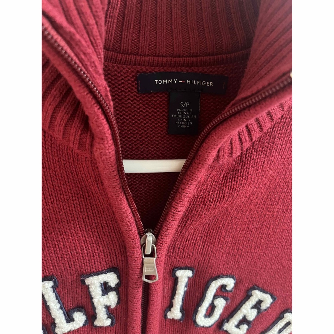 TOMMY HILFIGER(トミーヒルフィガー)のTommy HilfigerジップセーターS size レディースのトップス(ニット/セーター)の商品写真