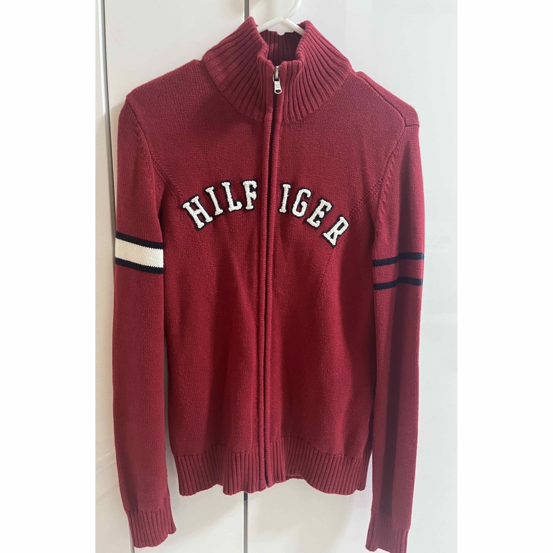 TOMMY HILFIGER(トミーヒルフィガー)のTommy HilfigerジップセーターS size レディースのトップス(ニット/セーター)の商品写真