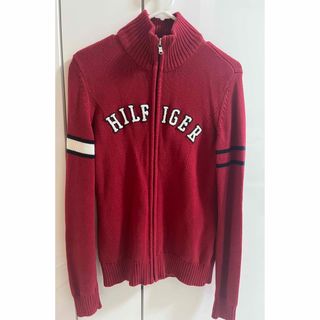 トミーヒルフィガー(TOMMY HILFIGER)のTommy HilfigerジップセーターS size(ニット/セーター)