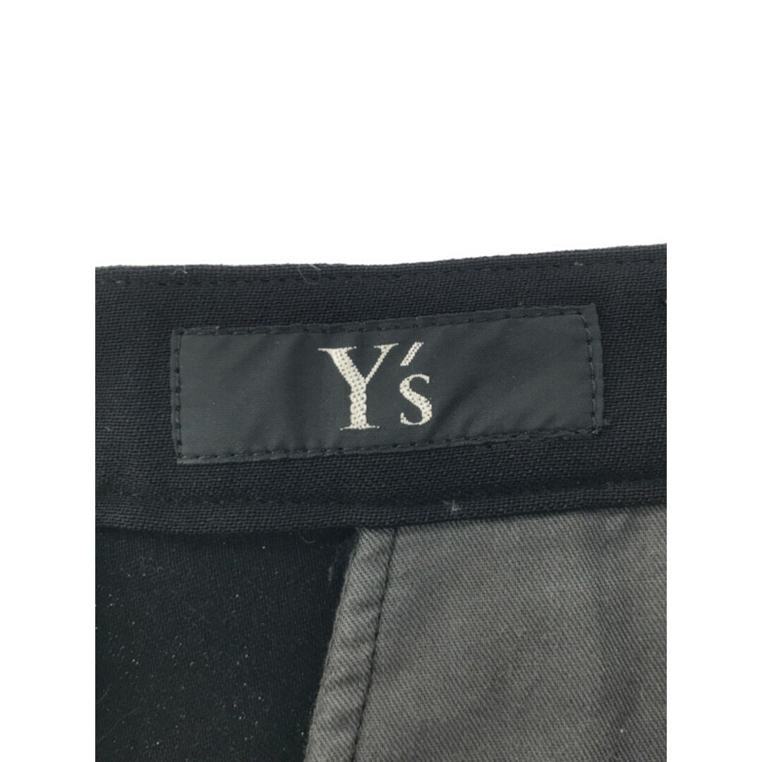 Y's(ワイズ)のY's ワイズ 2タック ウールパンツ ブラック YM-P03-115 レディースのパンツ(その他)の商品写真