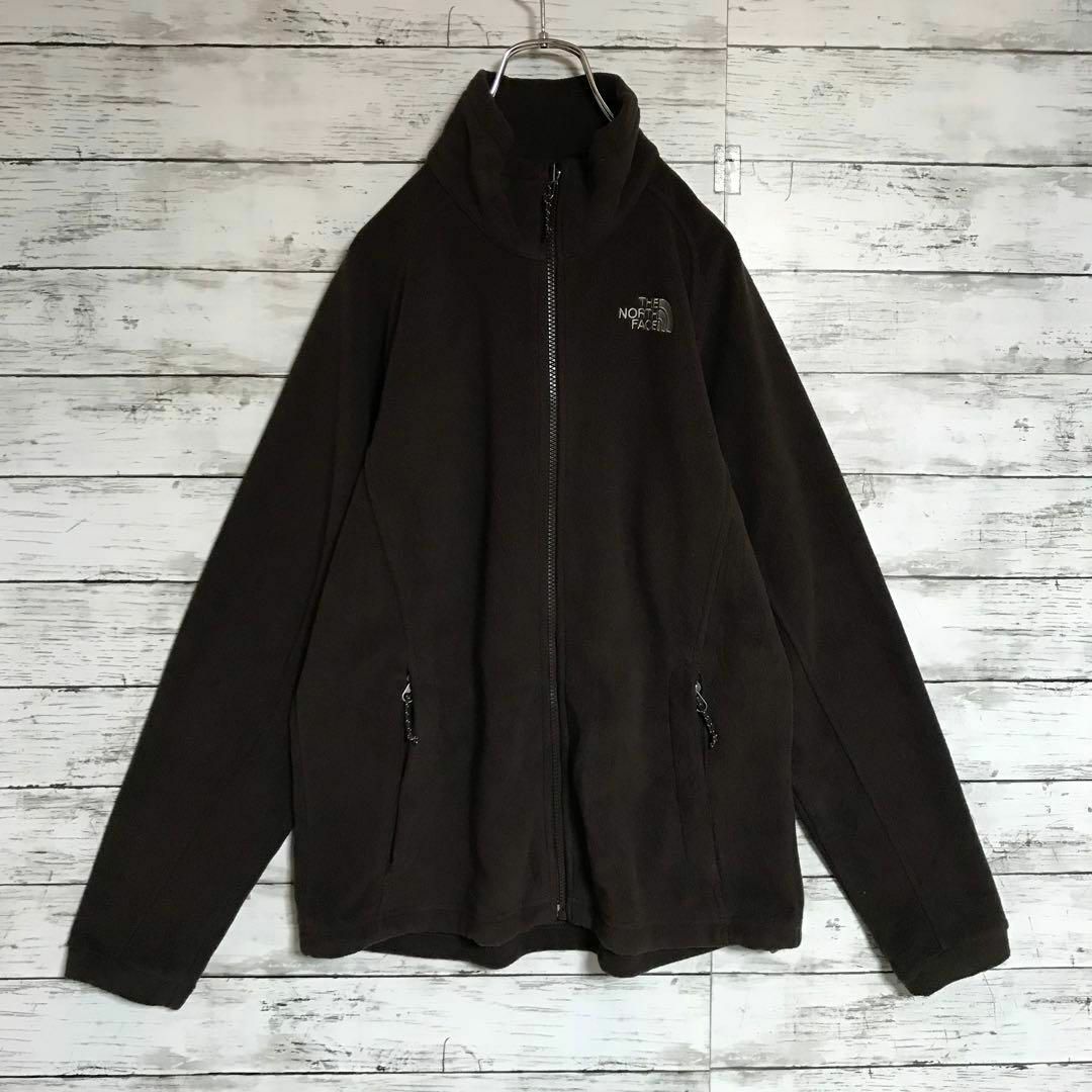 THE NORTH FACE(ザノースフェイス)の【人気ブラウン】ノースフェイス ゆるだぼあったかフリース 美品K668 レディースのトップス(その他)の商品写真