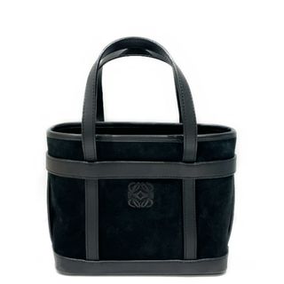 ロエベ LOEWE ハンドバッグ ブラック レザー スウェード