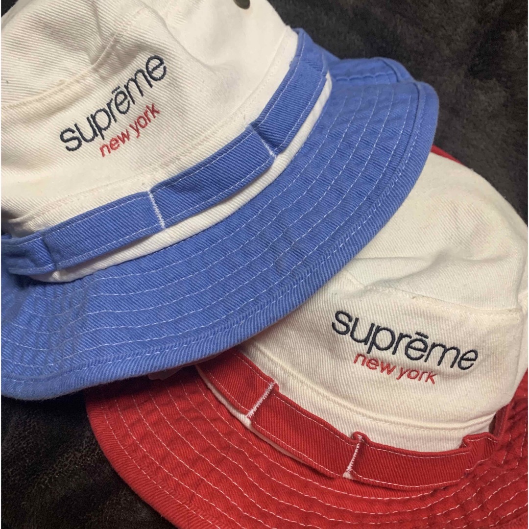 新品　シュプリーム  ブラック デニム キャップ ブーニー supreme