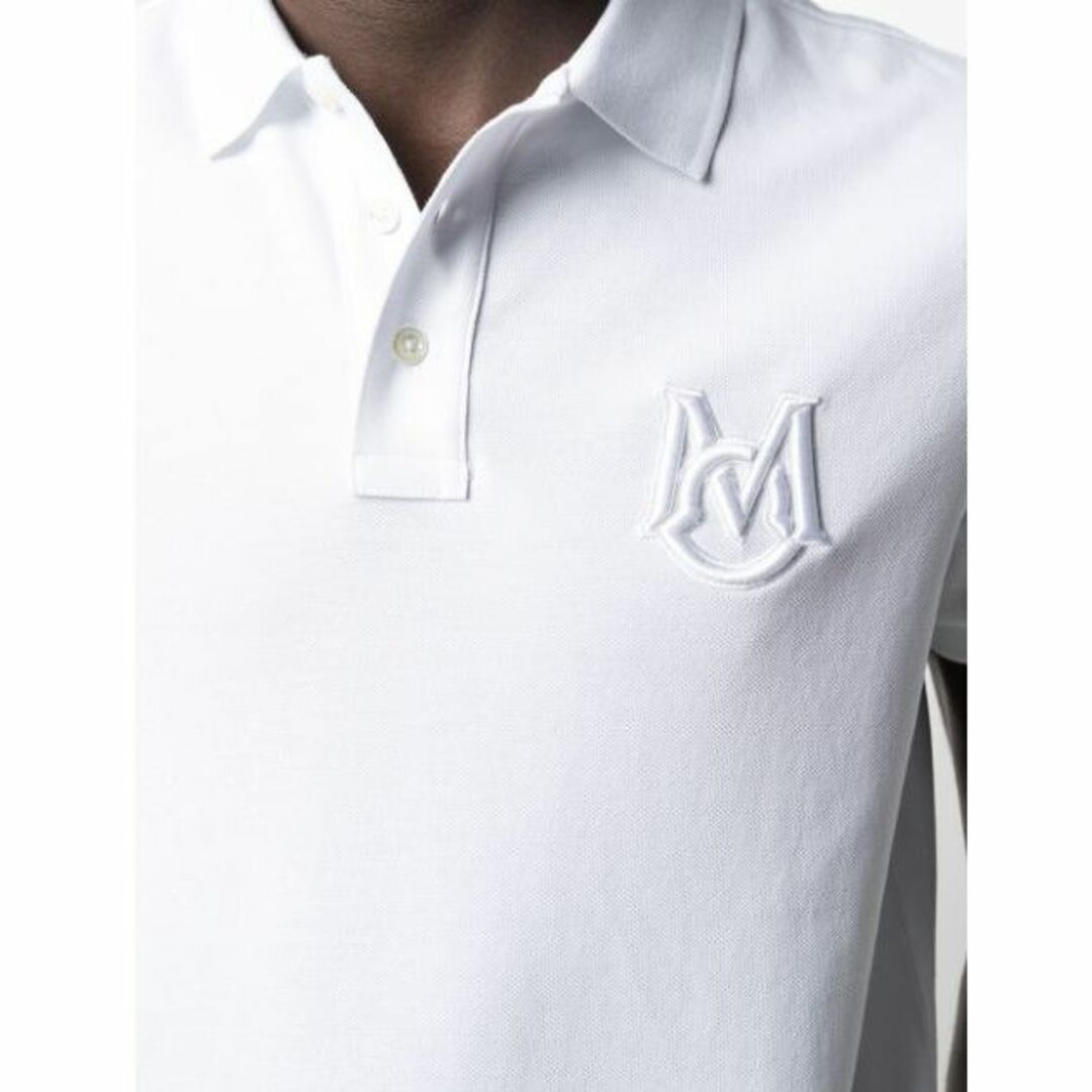 MONCLER(モンクレール)の送料無料 67 MONCLER ホワイト 半袖 ポロシャツ 8A72900 84556 size L メンズのトップス(ポロシャツ)の商品写真