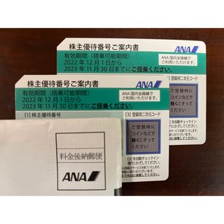 エーエヌエー(ゼンニッポンクウユ)(ANA(全日本空輸))のANA株主優待券　2枚セット(その他)