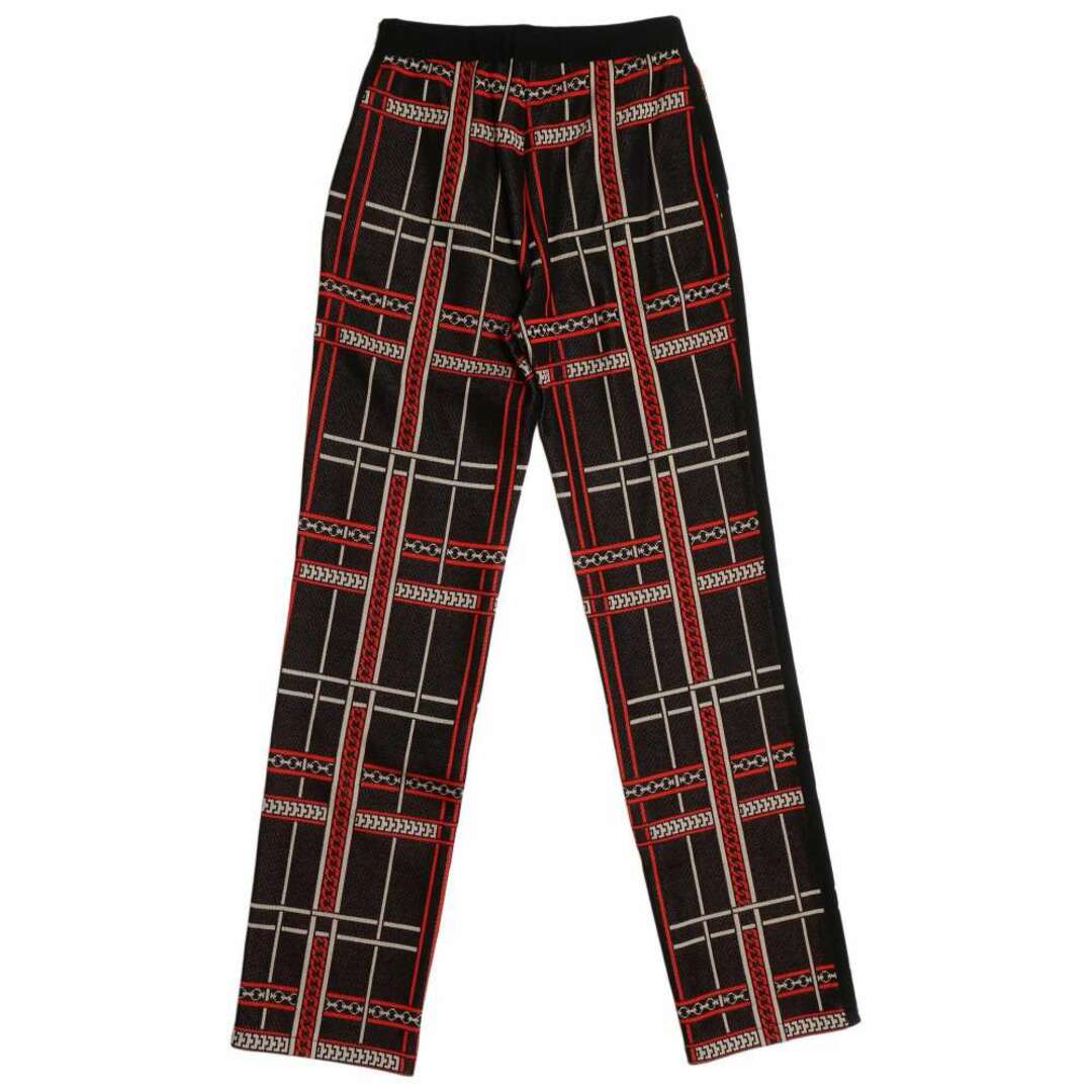 Hermes(エルメス)のエルメス ストレートパンツ タータン エ シェーヌ Tartan et Chaines レディースサイズ34 HERMES チェック 黒 レディースのファッション小物(ベルト)の商品写真