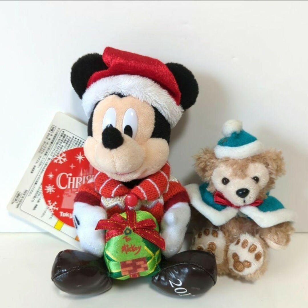 Disney(ディズニー)のクリスマス　ディズニー　ミッキー　ダッフィー　ぬいぐるみ エンタメ/ホビーのおもちゃ/ぬいぐるみ(ぬいぐるみ)の商品写真