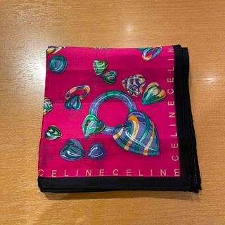 セリーヌ(celine)のセリーヌハンカチハートピンク(ハンカチ)