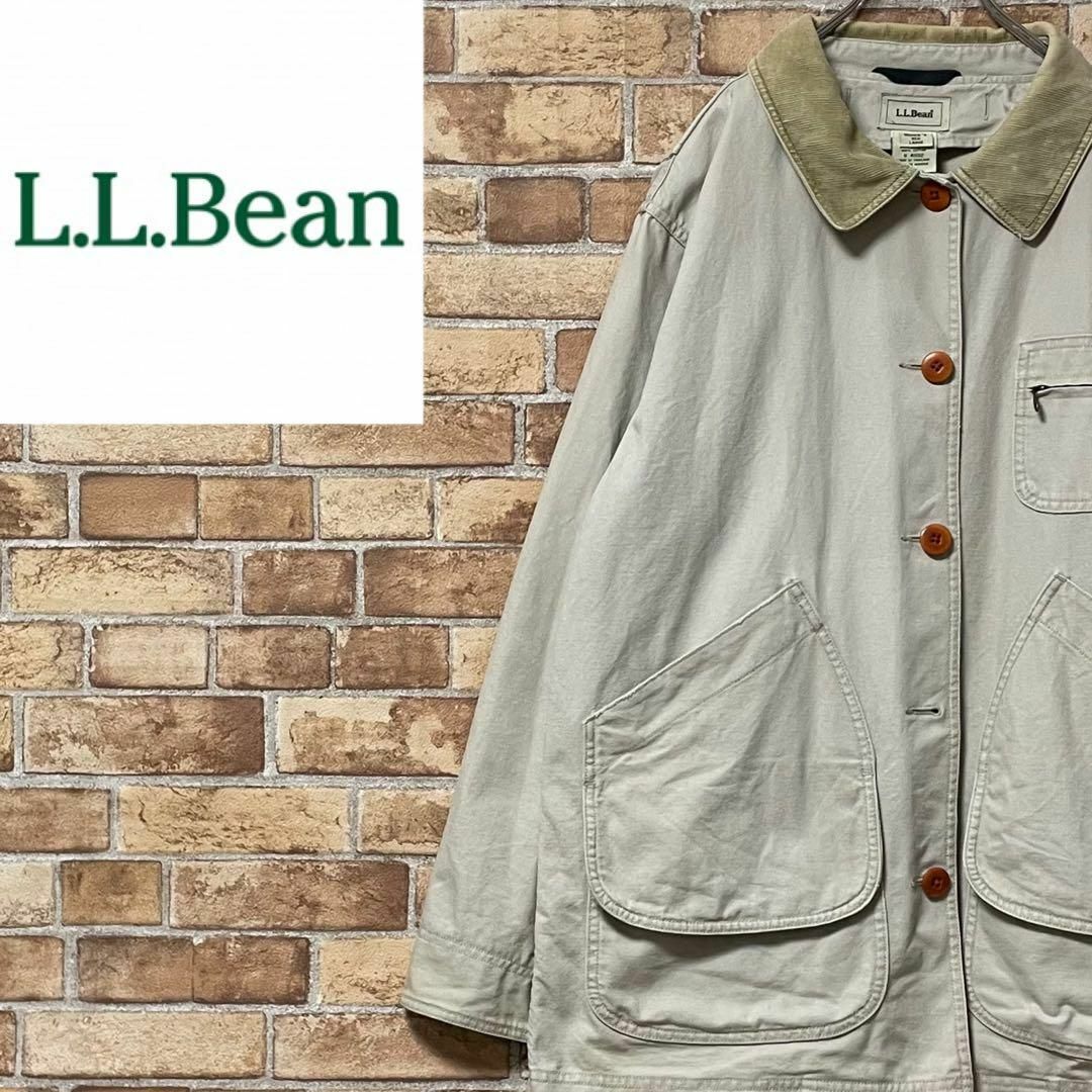 L.L.Bean - エルエルビーン ハンティングジャケット 襟コーデュロイ ...