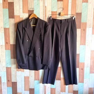 美品 LANVIN ランバンコレクション スリーピース セットアップ 黒 M