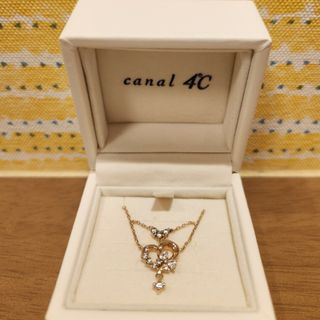 カナルヨンドシー(canal４℃)の値下げ☆新品未使用　4℃　ハート ネックレス(ネックレス)