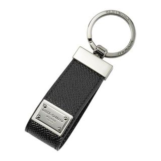 ドルチェアンドガッバーナ(DOLCE&GABBANA)の新品 ドルチェ＆ガッバーナ Dolce&Gabbana キーホルダー KEY RING ブラック(キーホルダー)