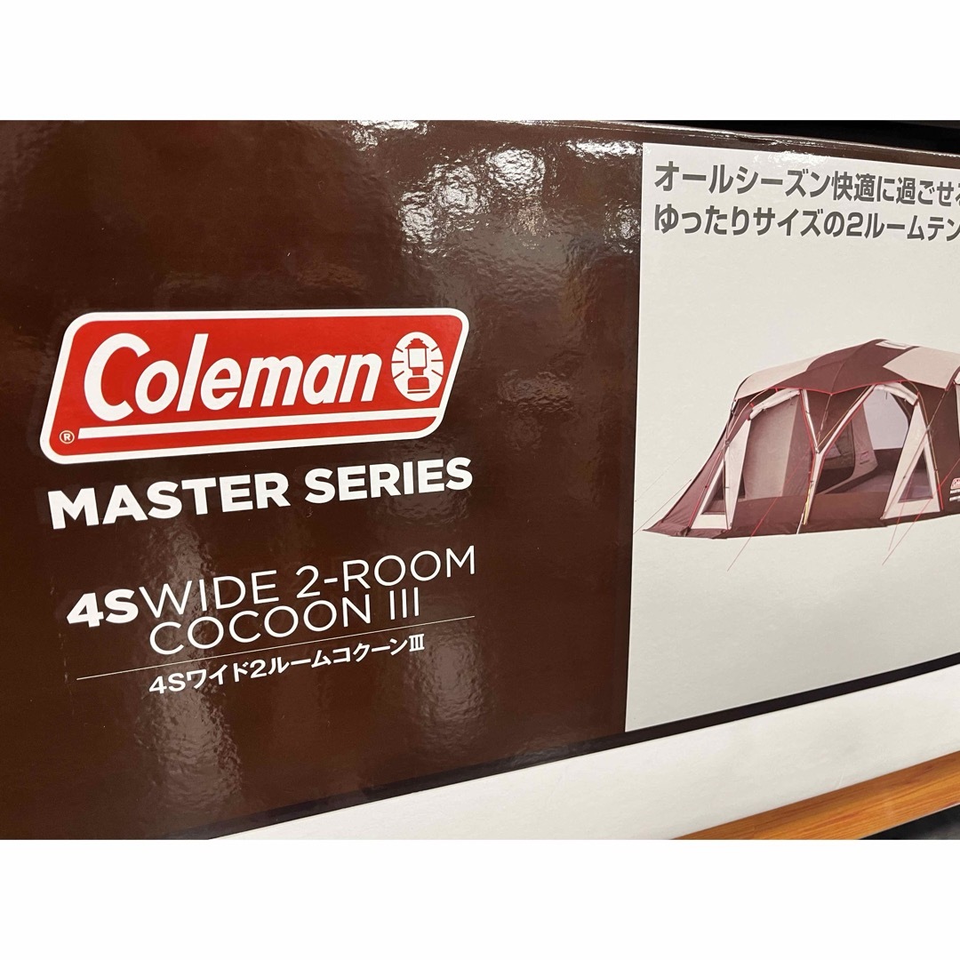 【新品送料込み】コールマン　4Ｓワイド2ルームコクーン3約40×85cm重量