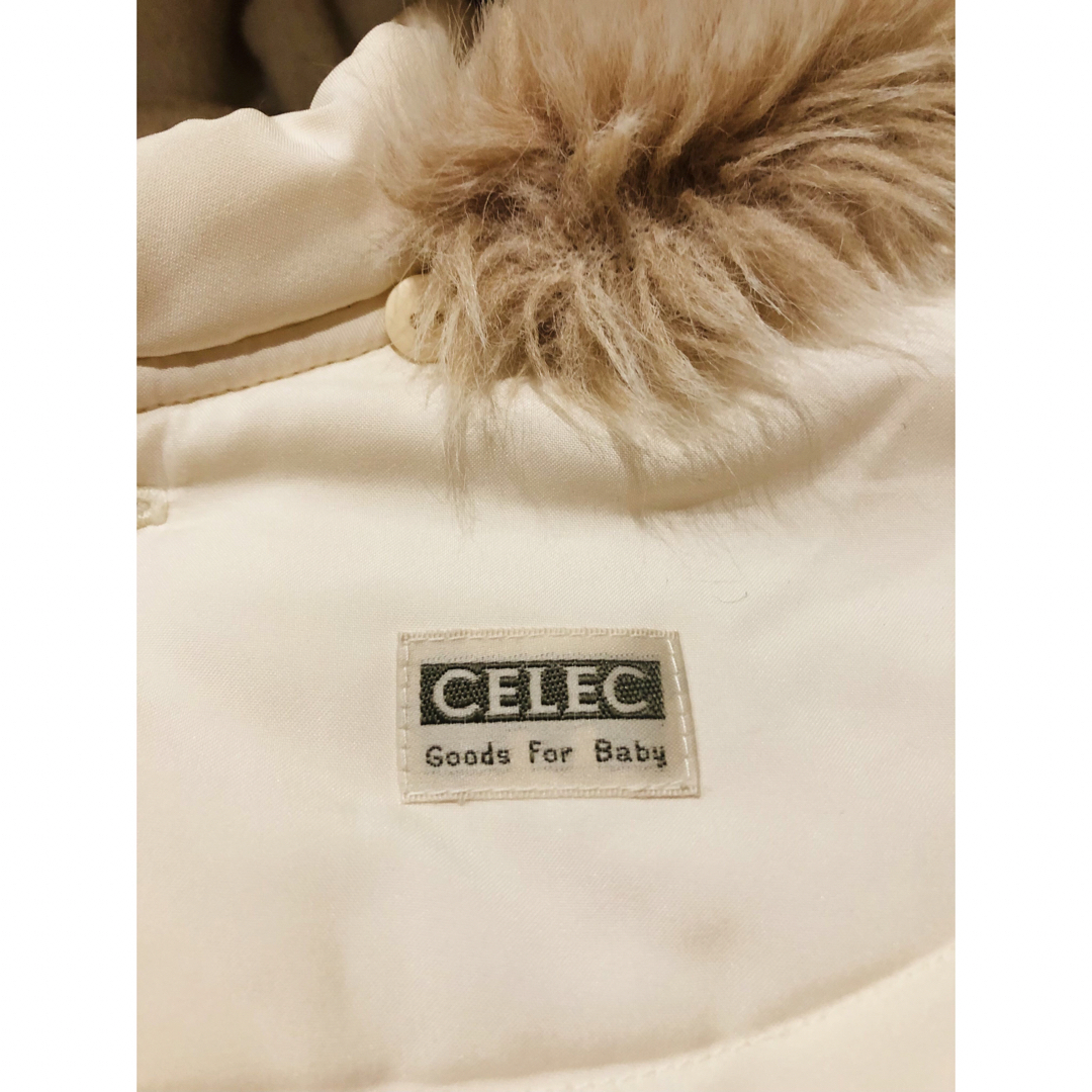 CELEC(セレク)のセレク★マント★ポンチョ★ホワイト キッズ/ベビー/マタニティのキッズ服女の子用(90cm~)(コート)の商品写真