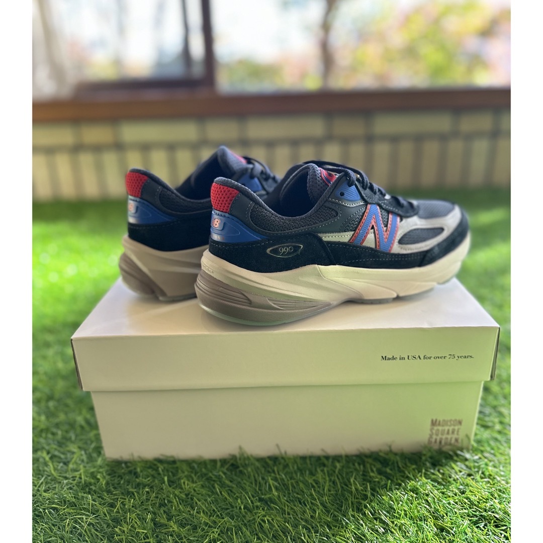 New Balance(ニューバランス)のKITH×NewBalance 990V6RonnieFieg&MSG Navy メンズの靴/シューズ(スニーカー)の商品写真