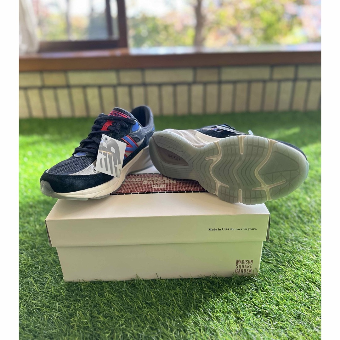 New Balance(ニューバランス)のKITH×NewBalance 990V6RonnieFieg&MSG Navy メンズの靴/シューズ(スニーカー)の商品写真