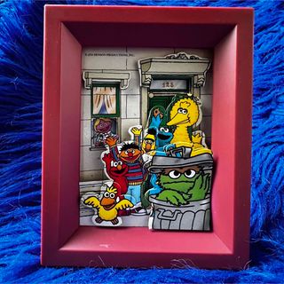 セサミストリート(SESAME STREET)のセサミストリート デコパージュ シャドーアート シャドーボックス(その他)