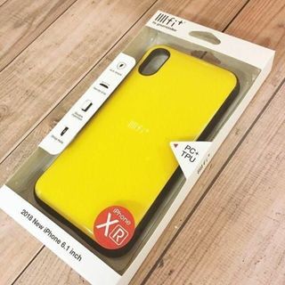 イエロー IIIIfi+ iPhoneXR スマホケース IFT29YW(iPhoneケース)