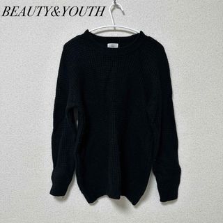 ビューティアンドユースユナイテッドアローズ(BEAUTY&YOUTH UNITED ARROWS)の【BEAUTY&YOUTH】ビューティーアンドユース　ニット　セーター　黒(ニット/セーター)