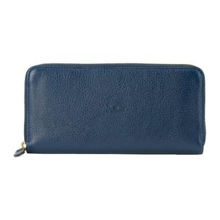 イルビゾンテ(IL BISONTE)の新品 イルビゾンテ IL BISONTE 長財布 CLASSIC ZIP AROUND WALLET ブルー(財布)