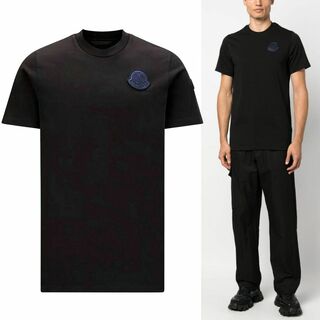 モンクレール(MONCLER)の送料無料 181 MONCLER モンクレール 8C00069 83927 ブラック Tシャツ カットソー size M(Tシャツ/カットソー(半袖/袖なし))