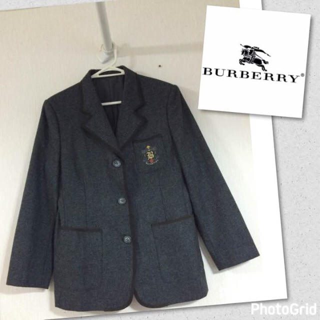 美品バーバリー 160ジャケットのみセレモニースーツ卒業式面接入学式制服38