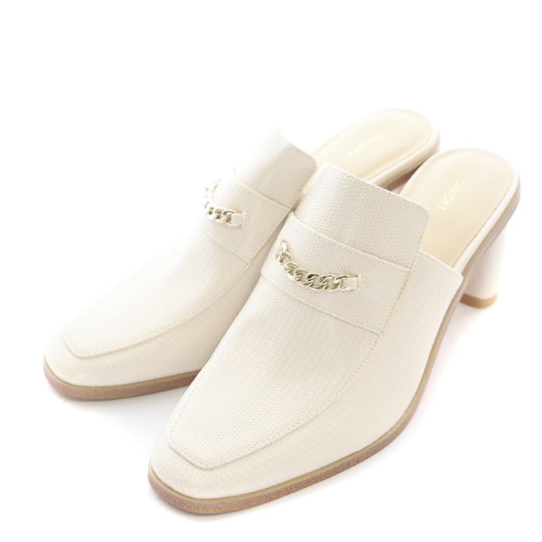 SNIDEL(スナイデル)のスナイデル 22SS ヒールローファー クロコ型押しレザー チャンキーヒール レディースの靴/シューズ(ローファー/革靴)の商品写真