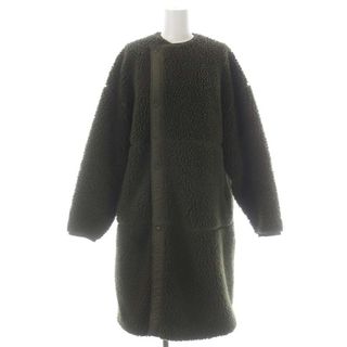 ハイク(HYKE)のハイク FAUX SHEARLING COAT コート ロング ノーカラ― 1(その他)