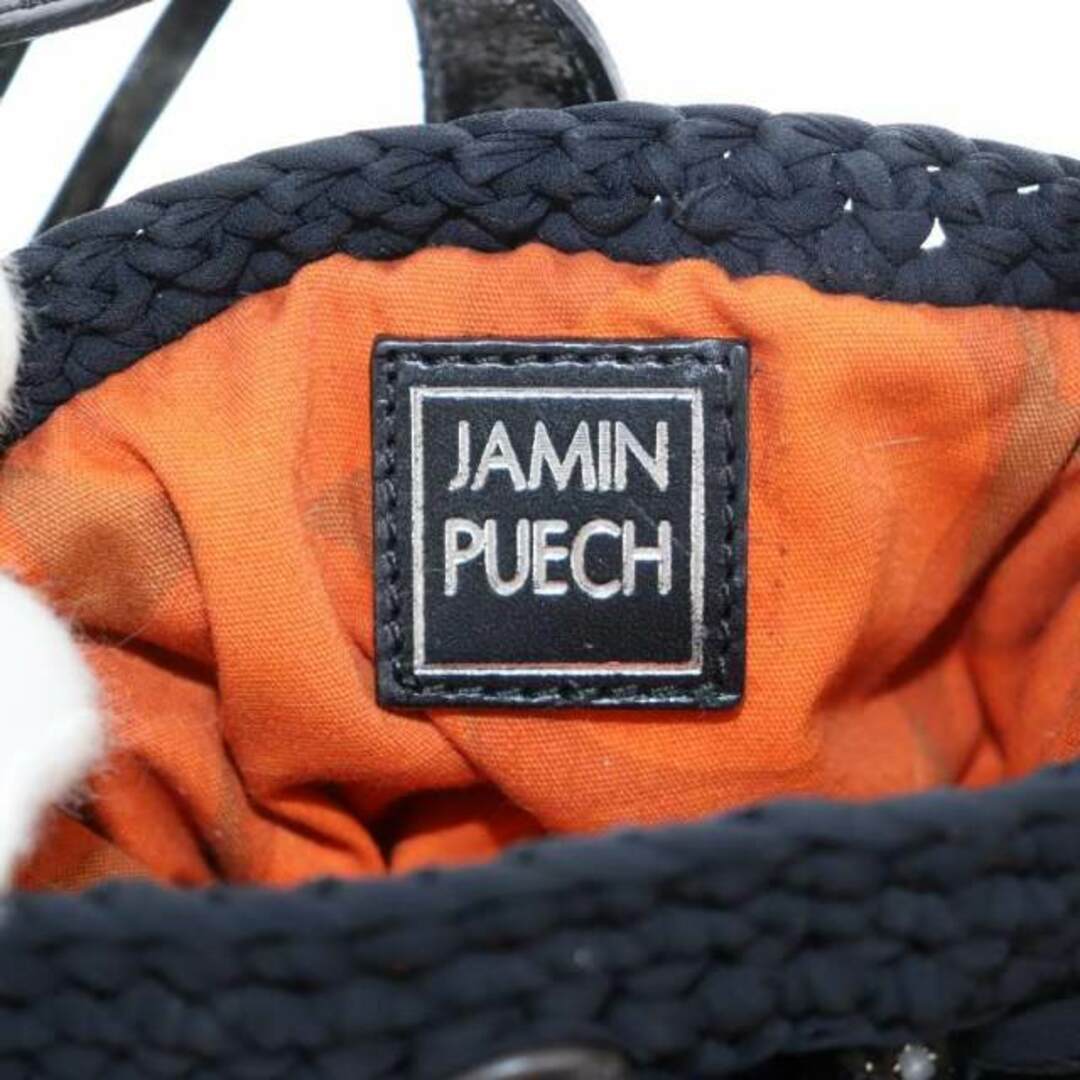 JAMIN PUECH(ジャマンピュエッシュ)のジャマンピュエッシュ ハンドバッグ トートバッグ ミニバッグ フリンジ 黒 レディースのバッグ(ハンドバッグ)の商品写真