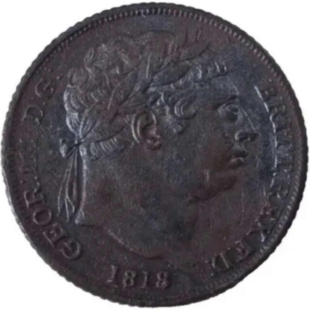 英国　ジョージ3世６ペンス銀貨　希少イギリス旧法定流通コイン　硬貨