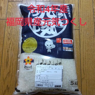 令和4年産 福岡県産元気つくし 5キロ(米/穀物)