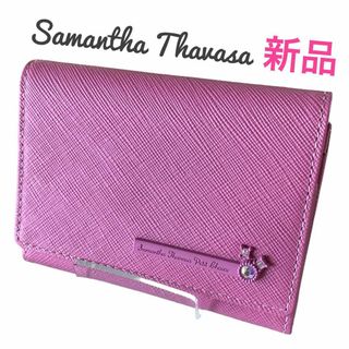 サマンサタバサプチチョイス(Samantha Thavasa Petit Choice)の新品 未使用 サマンサタバサ プチチョイス パスケース 定期入れ 名刺入れ(名刺入れ/定期入れ)