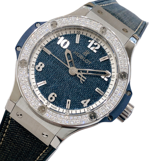 ウブロ(HUBLOT)の　ウブロ HUBLOT ビッグバン　ジーンズ　ダイヤモンド　日本限定 361.SX.2710.NR.1104.JPN15 SS/デニム レディース 腕時計(腕時計)