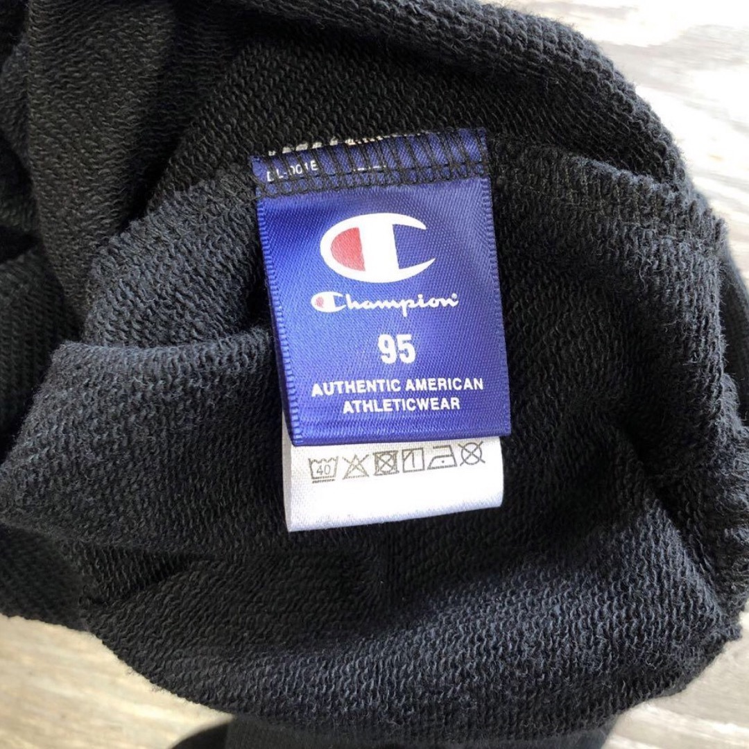 Champion(チャンピオン)のChampion＊チャンピオン＊ボトムス＊ズボン＊黒＊ブラック＊スエット＊95 キッズ/ベビー/マタニティのキッズ服男の子用(90cm~)(パンツ/スパッツ)の商品写真