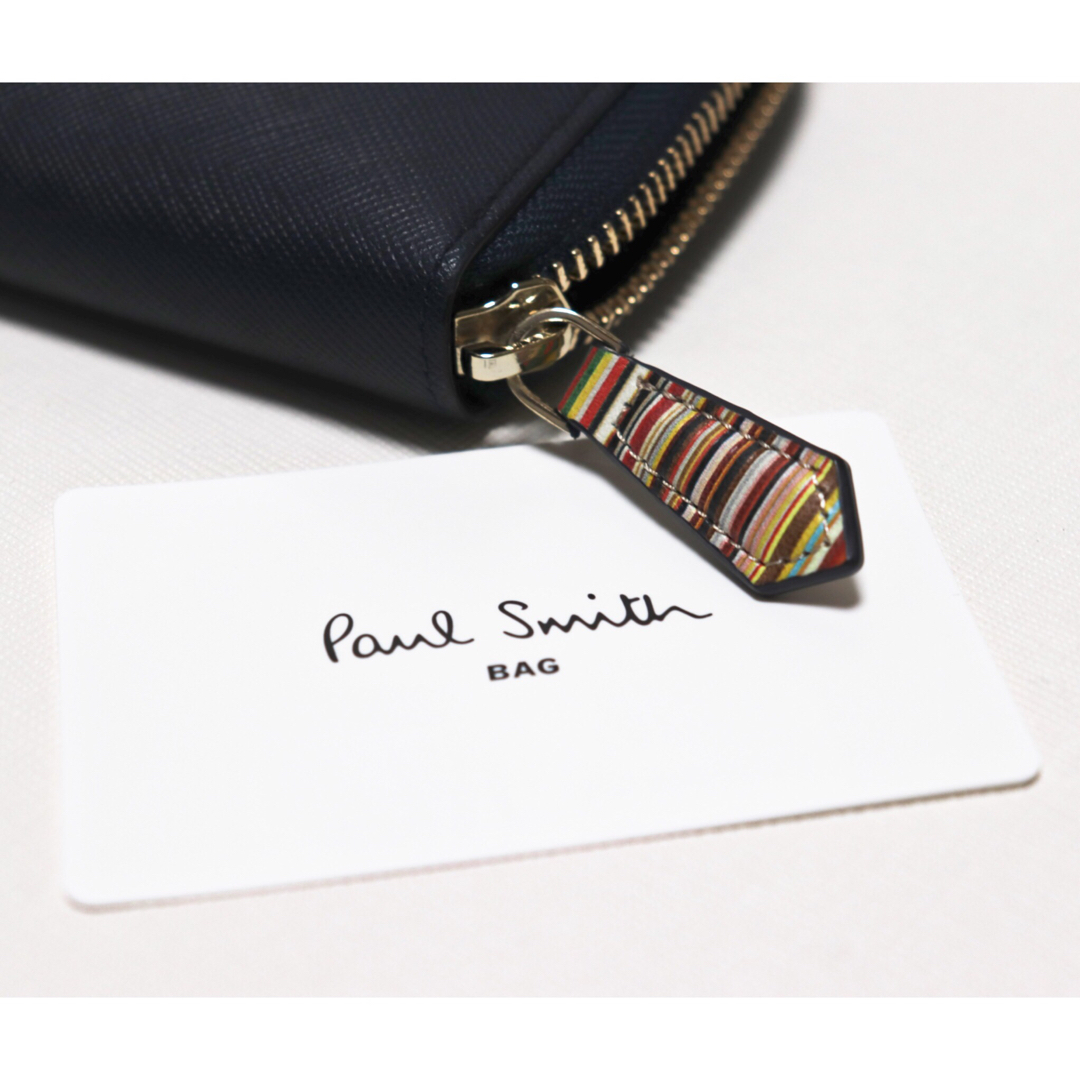 Paul Smith - 《ポールスミス》箱付新品 ジップストローグレイン