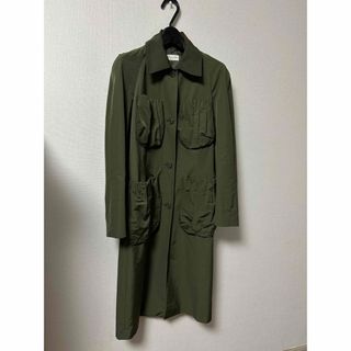 ドリスヴァンノッテン(DRIES VAN NOTEN)のdries van noten ドリスヴァンノッテン　コート　カーキ　ポケット(スプリングコート)