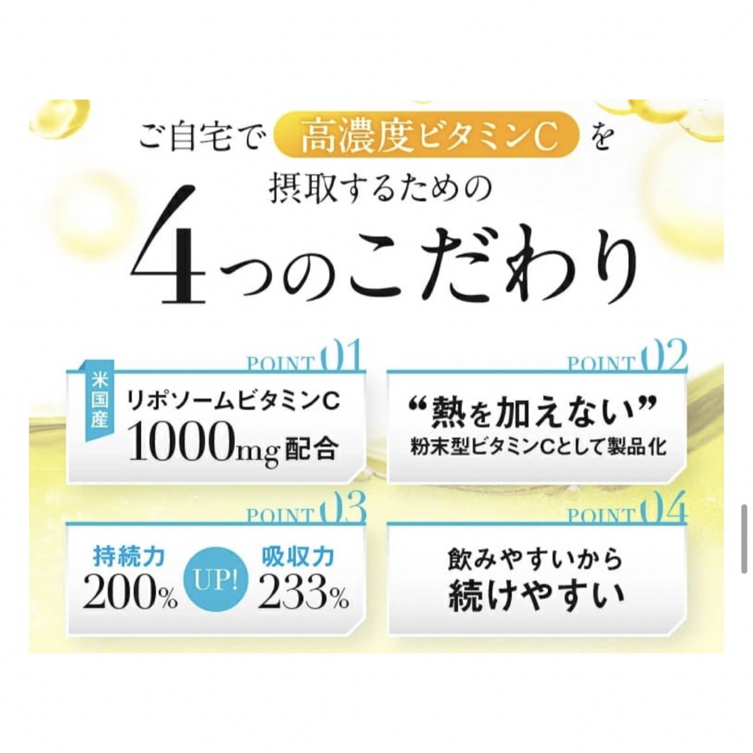 【新品未使用】リポスエイドVC リポソーム ビタミンC ×1 食品/飲料/酒の健康食品(ビタミン)の商品写真