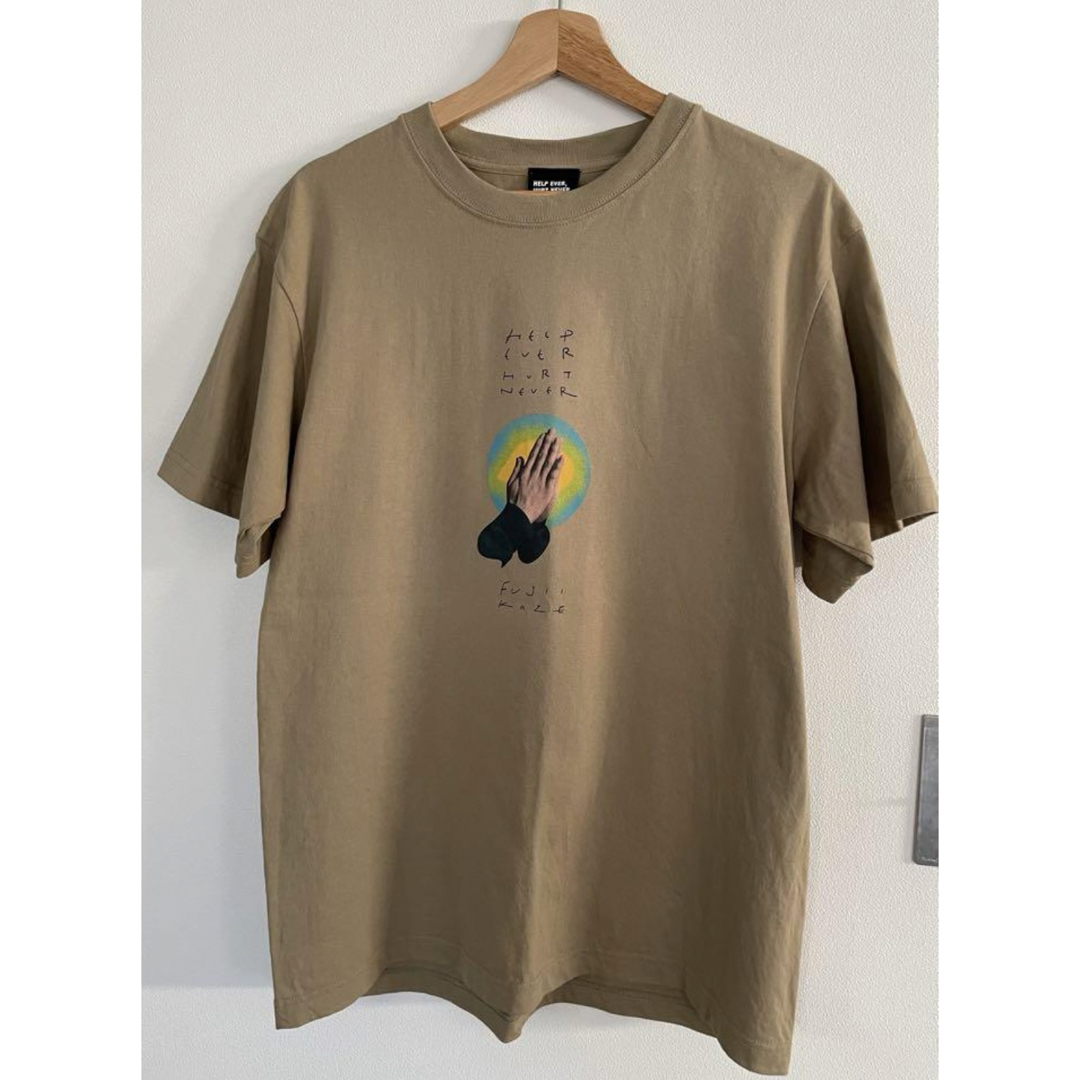 美品☆藤井風☆お祈りTシャツ☆Lサイズ☆グッズの通販 by popo｜ラクマ