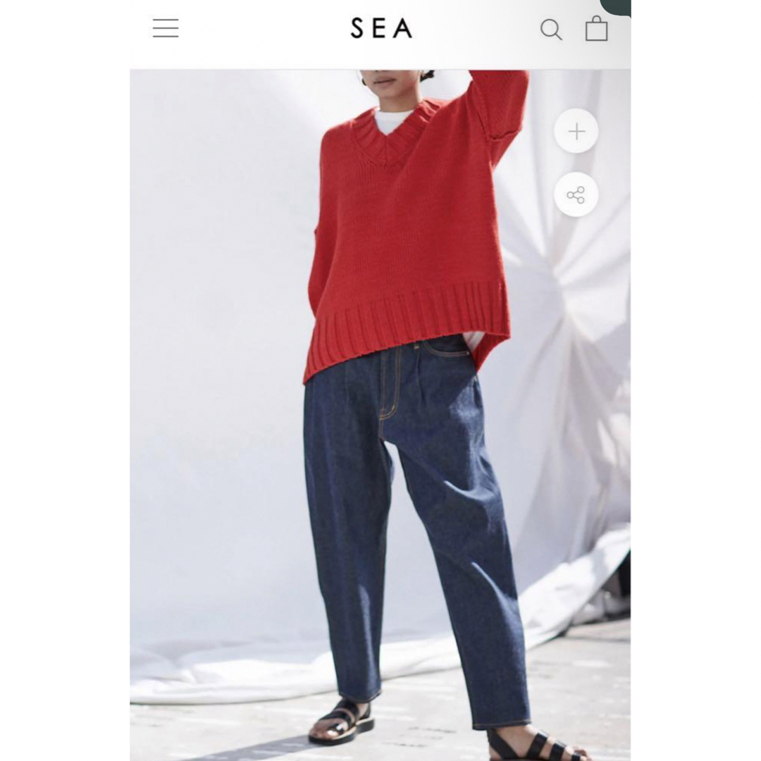 SEA(シー)のネェ〜ネェ様 専用 Sea ワサビデニム size1 レディースのパンツ(デニム/ジーンズ)の商品写真