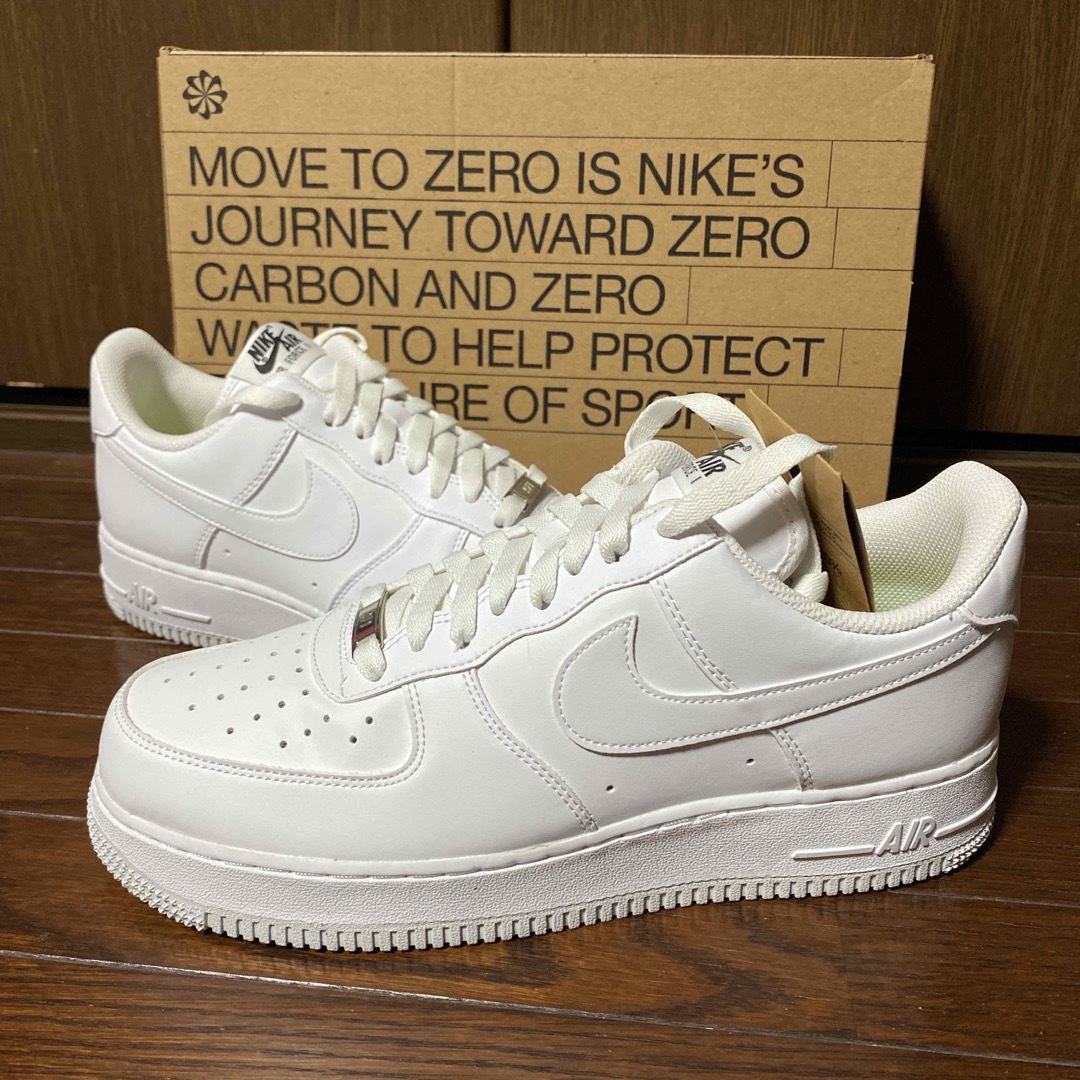 【27cm】新品ナイキNIKEエアフォース1AF1Air Forceホワイト | フリマアプリ ラクマ