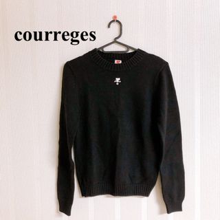 Courreges - 新品未使用 正規品 クレージュ ロゴ 半袖ニット トップス