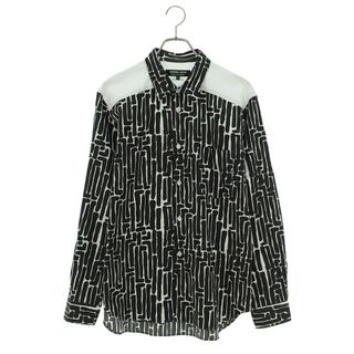 コムデギャルソン(COMME des GARCONS)のコムデギャルソンオム  23SS  DK-B033 AD2022総柄プリント長袖シャツ メンズ M(シャツ)