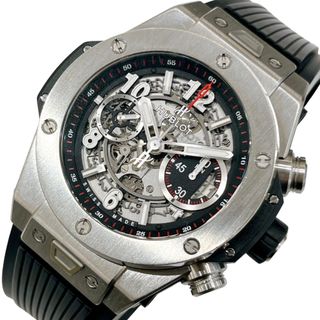 ウブロ(HUBLOT)の　ウブロ HUBLOT ビッグバン ウニコ　チタニウム 411.NX.1170.RX チタン ラバー 自動巻き メンズ 腕時計(その他)