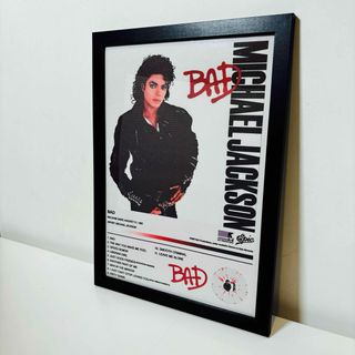 額付きポスター】マイケル・ジャクソン BAD バッド③の通販 by 額付きポスター】マイケル・ジャクソン BAD バッド③の通販 by