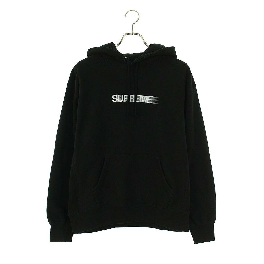 supreme motion logo hooded sweatshirt 黒