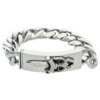 クロムハーツ(Chrome Hearts)のクロムハーツ  ID DAGGER/ダガーIDクラシックリンク オールドシルバーブレスレット メンズ 13LINK(ブレスレット)